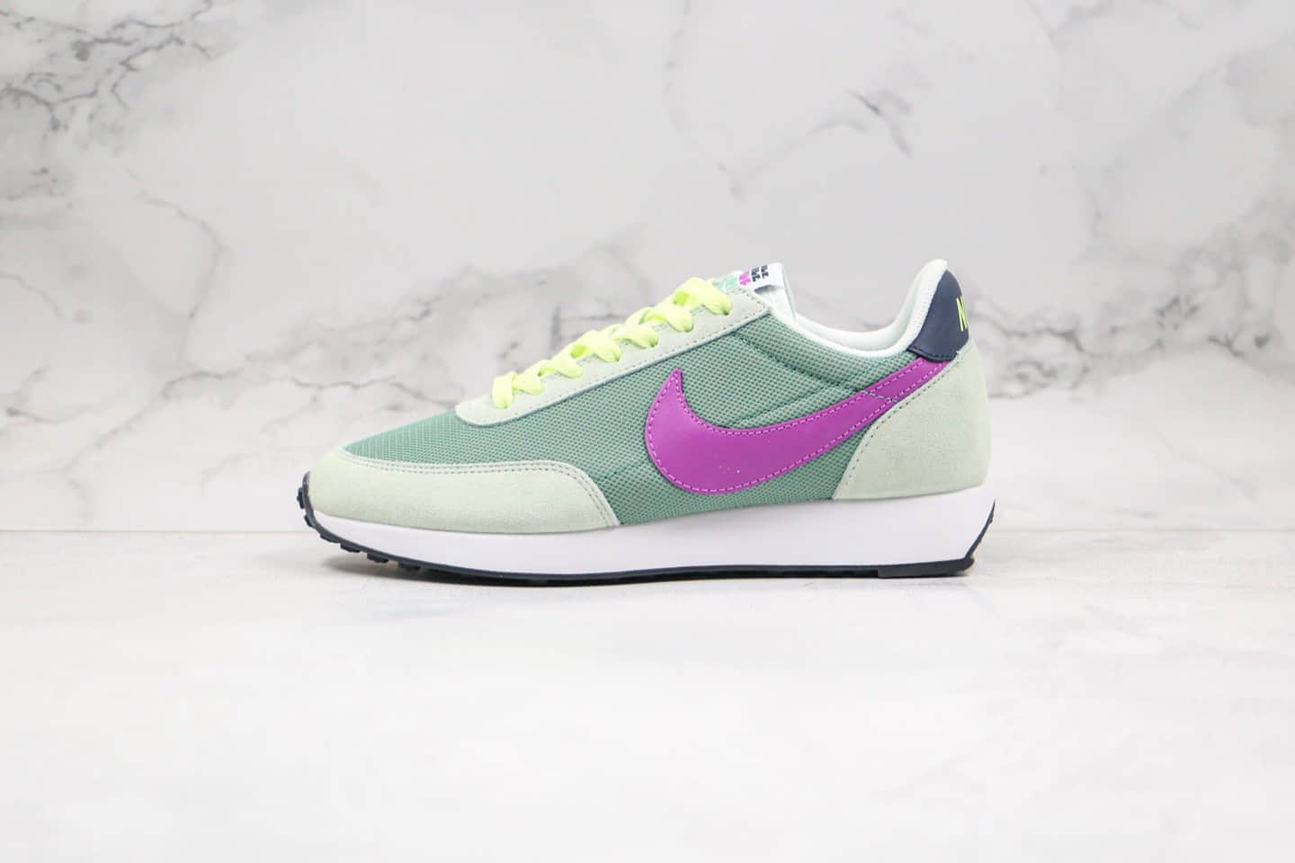 耐克Nike Daybreak SP纯原版本华夫系列跑鞋鸳鸯绿色正确鞋面卡色原厂组合鞋底 货号:CQ6358-300