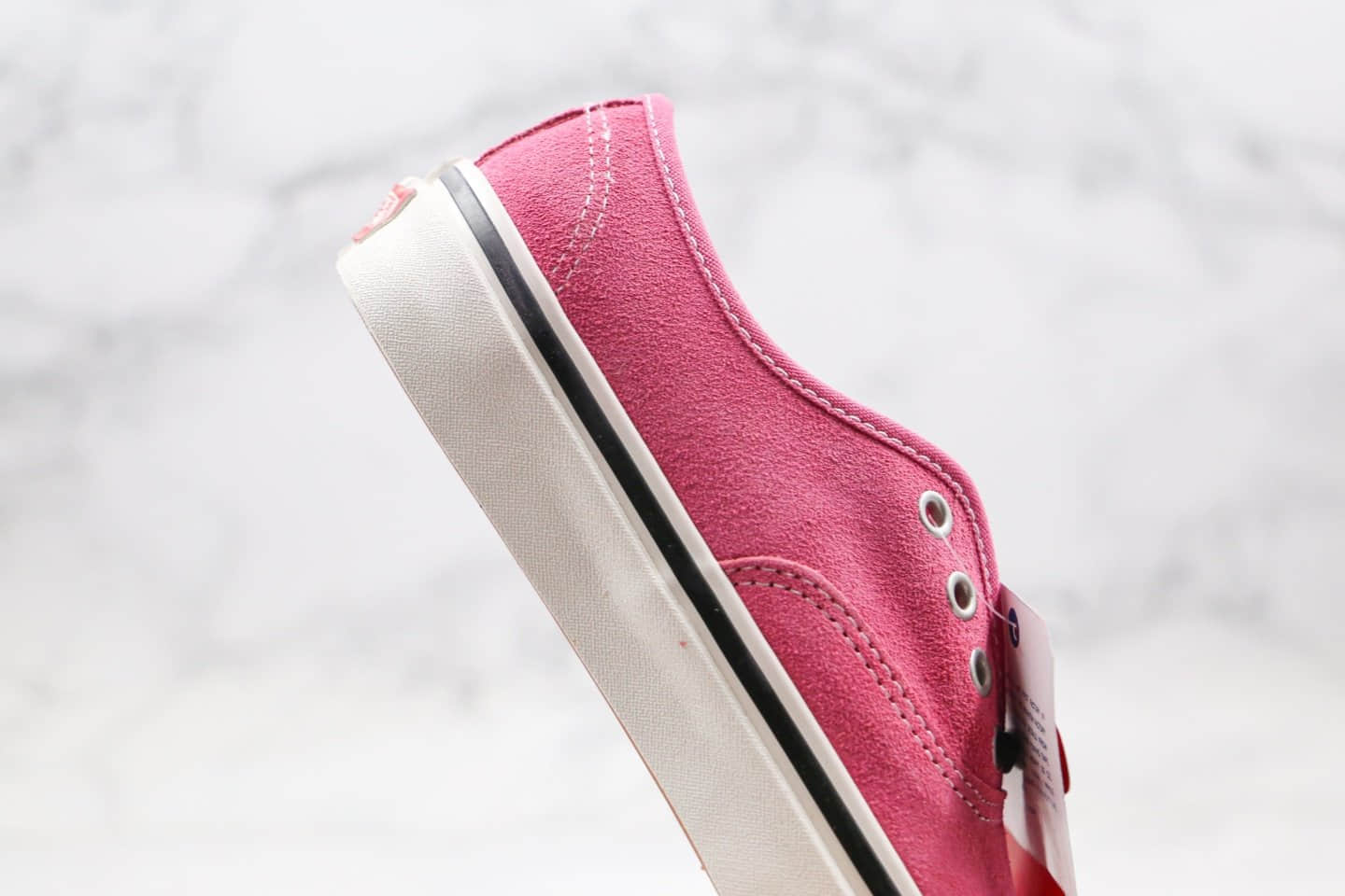 万斯Vans Authentic 44 DX公司级版本低帮麂皮安娜海姆2.0粉色原代工厂出货正确鞋面卡色 货号：VN0A38ENT7T