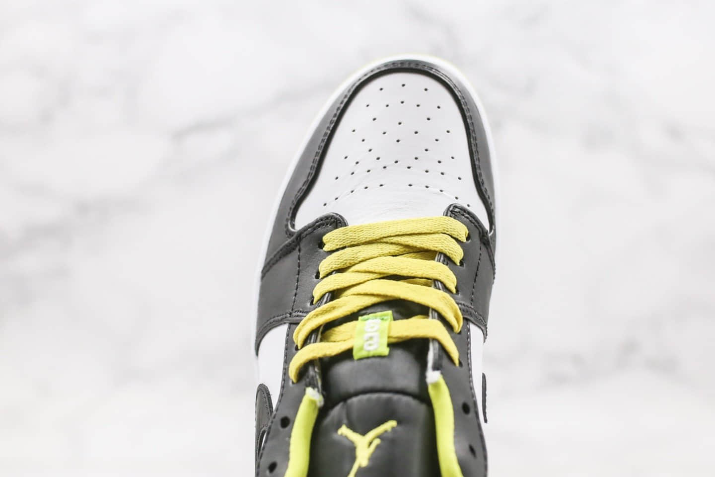 乔丹Air Jordan 1 Low Laser Blue纯原版本低帮AJ1黄黑色原厂材质原档案数据开发原盒原标 货号：CK3022-003