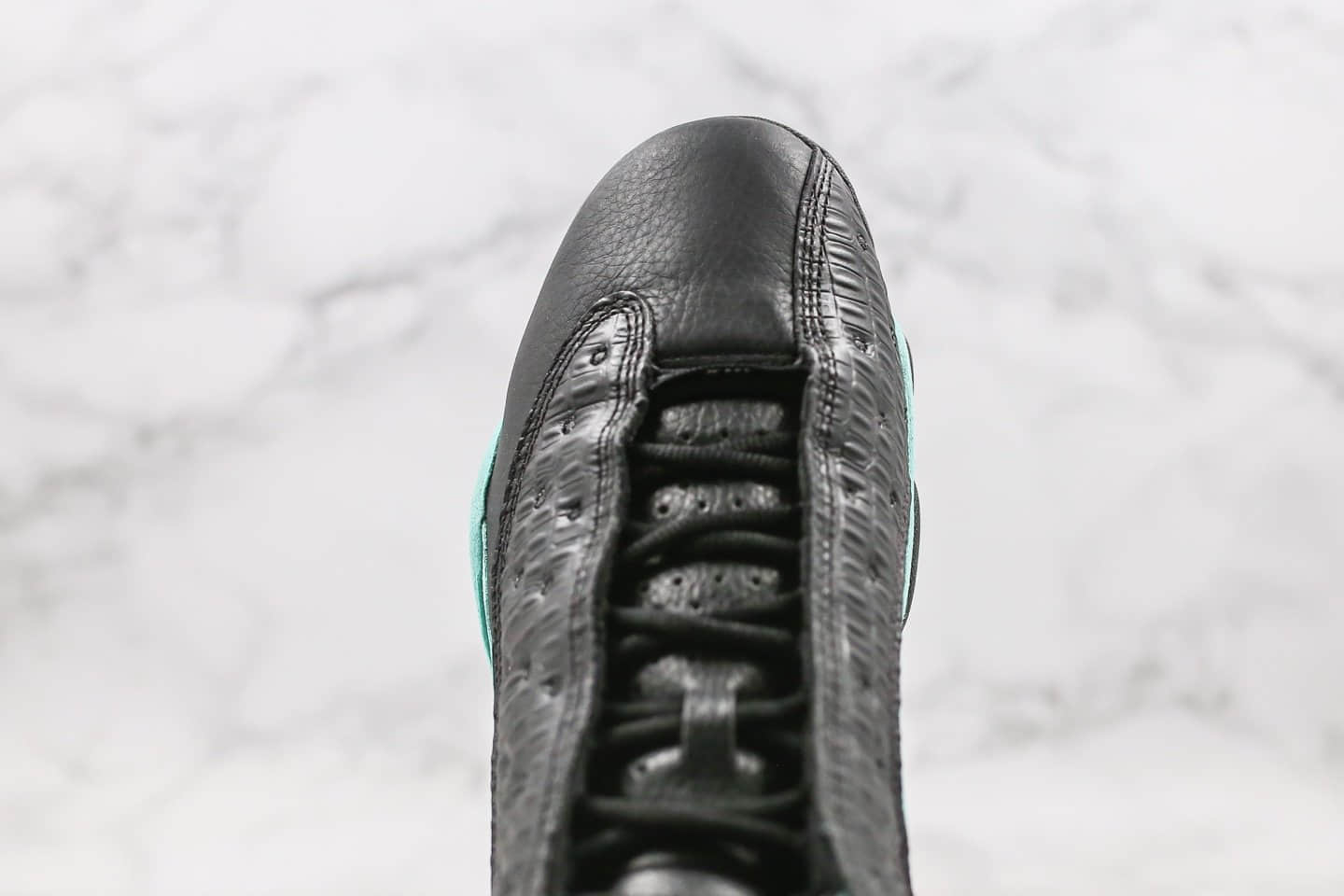 乔丹Air Jordan 13 Retro Island Green纯原版本蒂芙尼鳄鱼纹AJ13原盒原标内置碳板 货号:414571-030