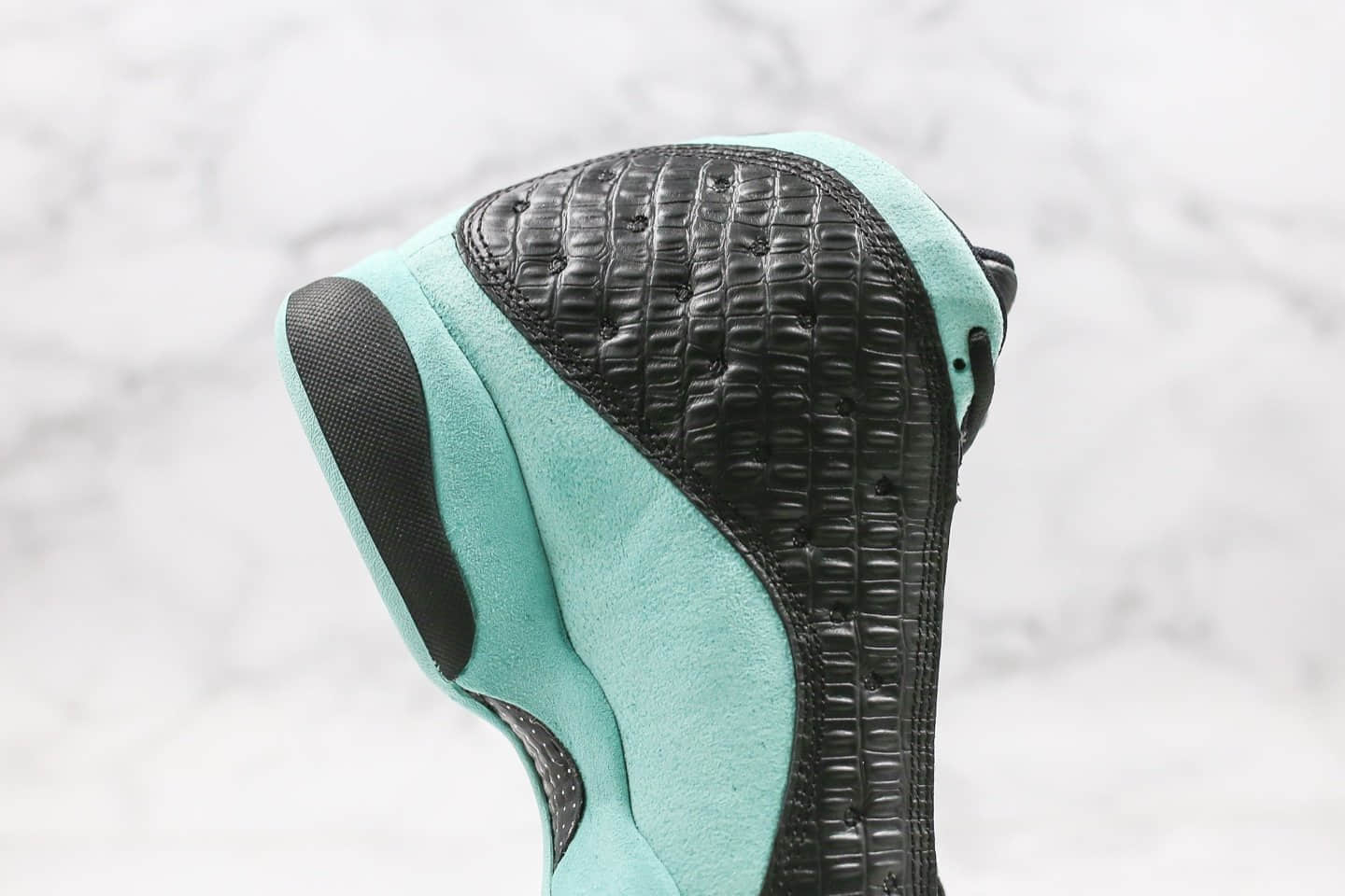 乔丹Air Jordan 13 Retro Island Green纯原版本蒂芙尼鳄鱼纹AJ13原盒原标内置碳板 货号:414571-030