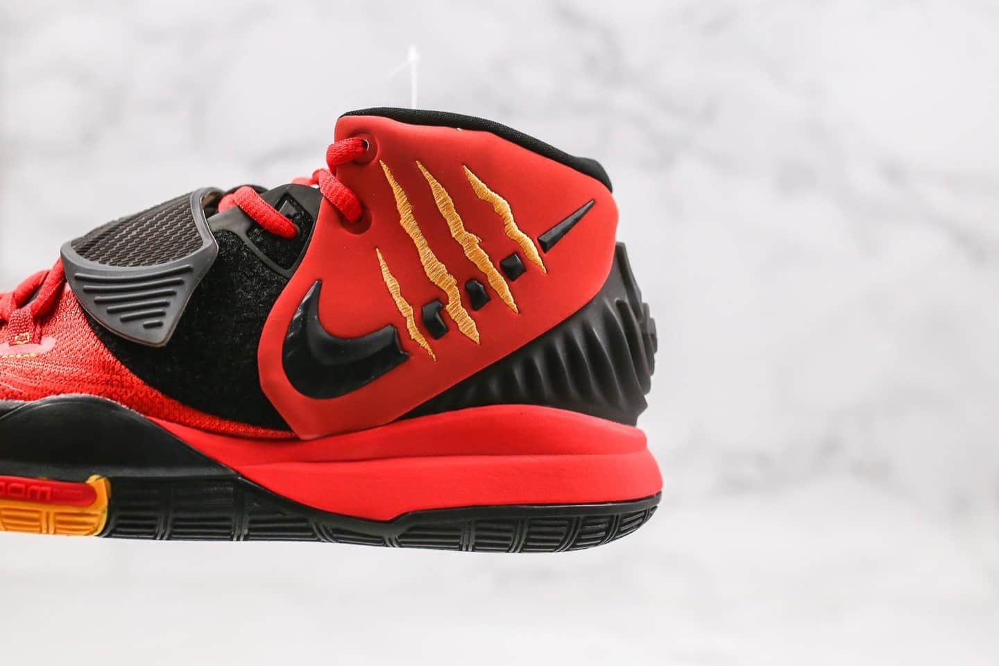 耐克Nike Kyrie 6纯原版本欧文6城市限定大红色内置气垫支持实战 货号:CJ2190-600