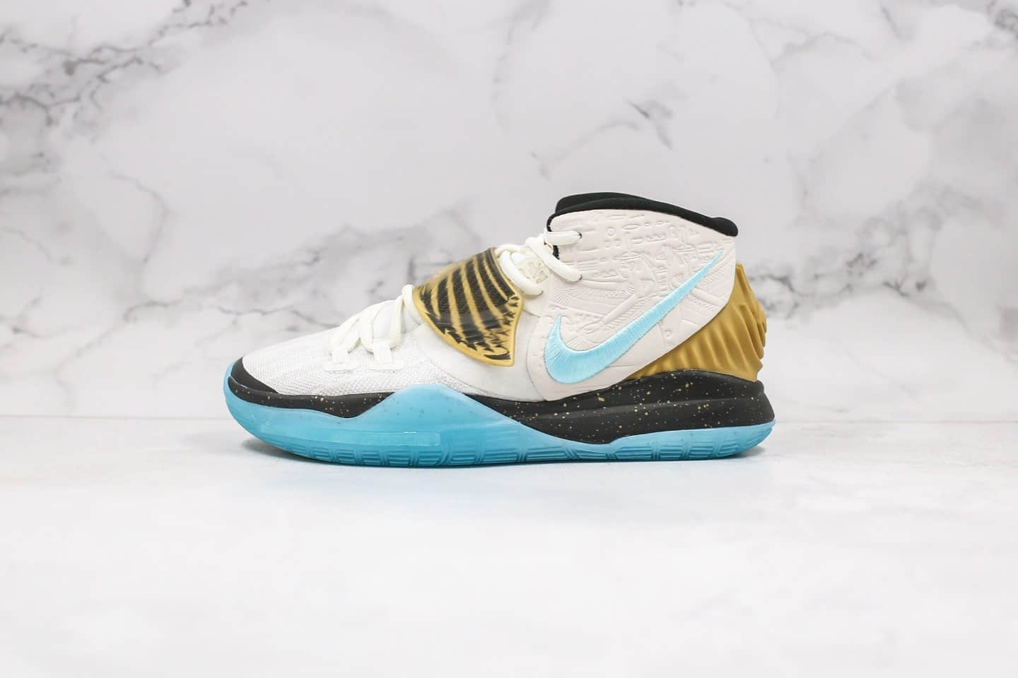 耐克Nike Kyrie 6 Golden Mummy x Concepts纯原版本联名款欧文6埃及法老配色内置气垫支持实战 货号:CV5572-149