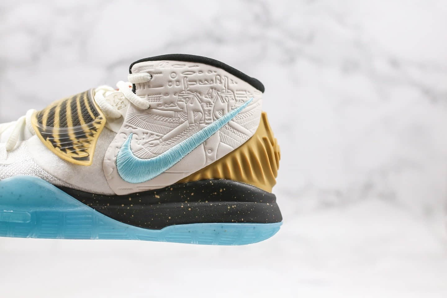 耐克Nike Kyrie 6 Golden Mummy x Concepts纯原版本联名款欧文6埃及法老配色内置气垫支持实战 货号:CV5572-149