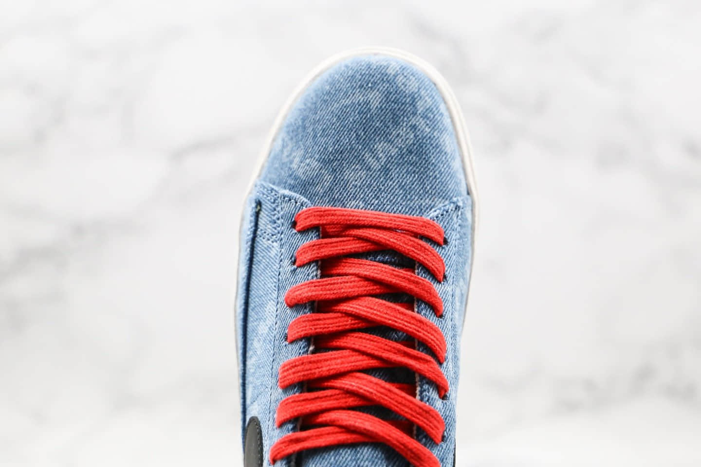 耐克Nike Blazer Mid x Levi's Strauss纯原版本低帮开拓者李维斯联名款原盒配件齐全 货号:BQ4808-600