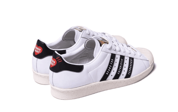 抢眼红心标志!Human Made x adidas Superstar即将登场!