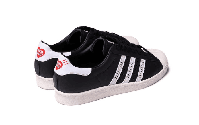 抢眼红心标志!Human Made x adidas Superstar即将登场!