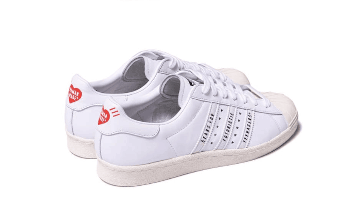 抢眼红心标志!Human Made x adidas Superstar即将登场!