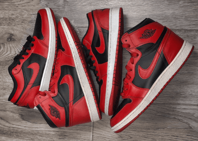 “反转黑红”AJ1有低帮版本了！更适合夏季上脚！