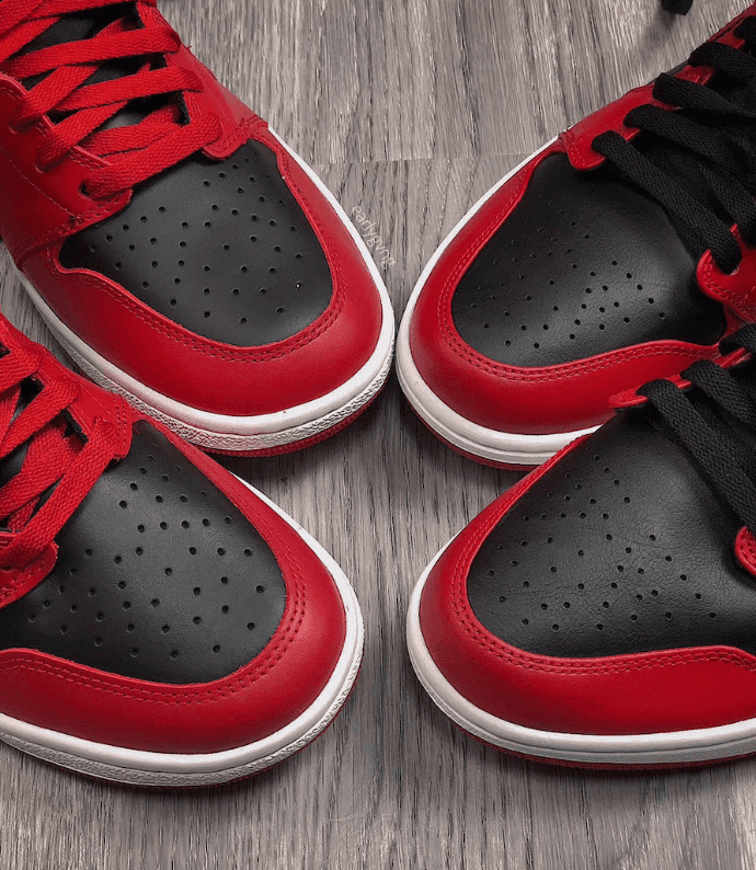 “反转黑红”AJ1有低帮版本了！更适合夏季上脚！