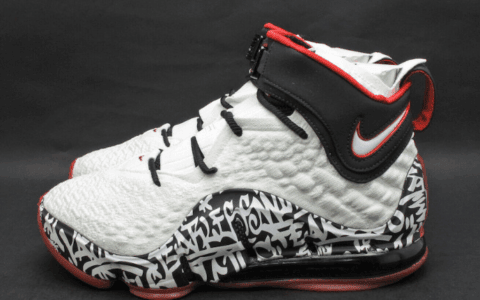 Nike LeBron 17 “Graffiti” 实物细节图曝光！完美致敬LeBron 4！ 货号：CT6052-100