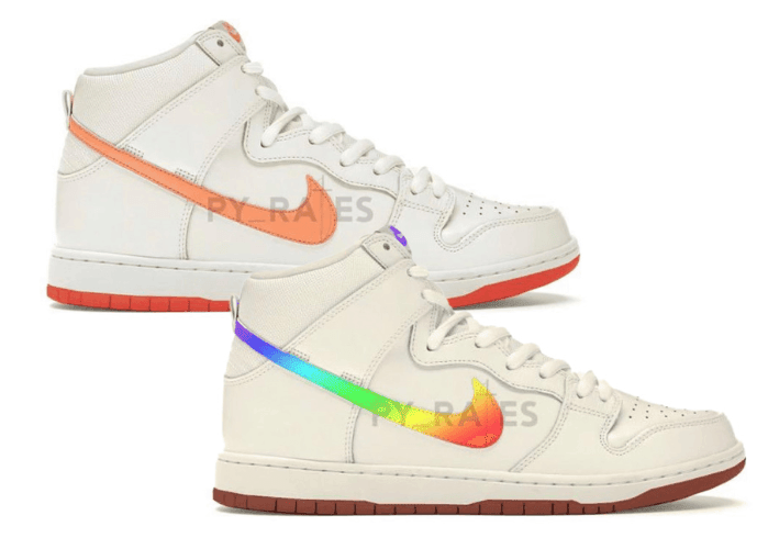 吸睛彩虹渐变钩！Bodega x Nike Dunk High联名首度曝光！