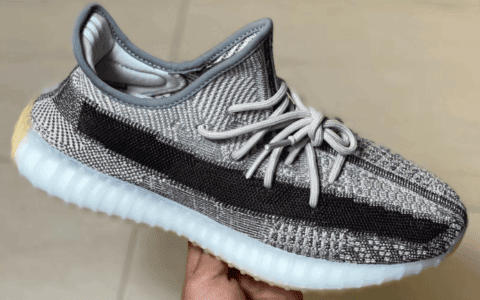 Yeezy 350 V2 “Zyon”最新实物图曝光！耐脏耐看！ 货号：FZ1267