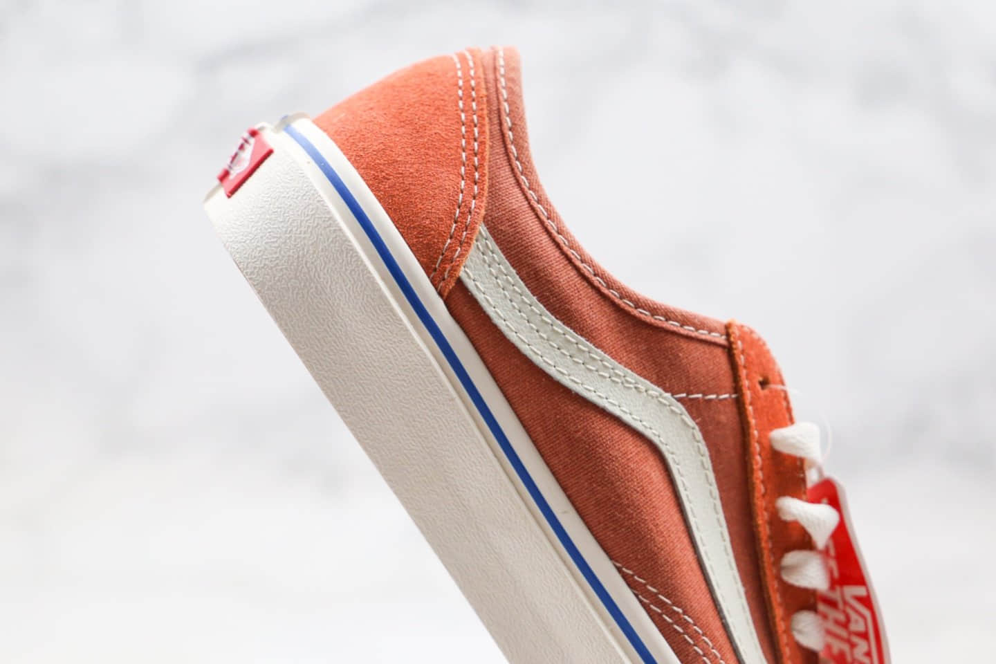 万斯Vans Style 36 Decon SF公司级版本低帮半月包头杀人鲸小脏橘棕色原厂硫化大底原盒原标 货号:VN0A3MVL2282