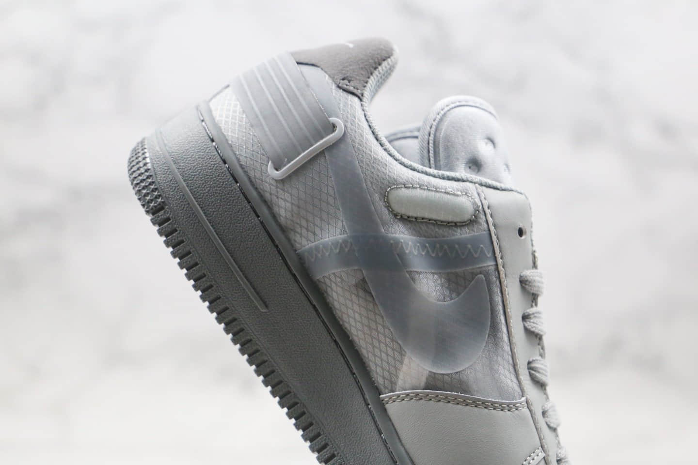 耐克Nike Air Force 1 Type 'N.354纯原版本低帮空军一号灰色解构机能鞋原盒原标原楦头纸板打造 货号：CT2584-001