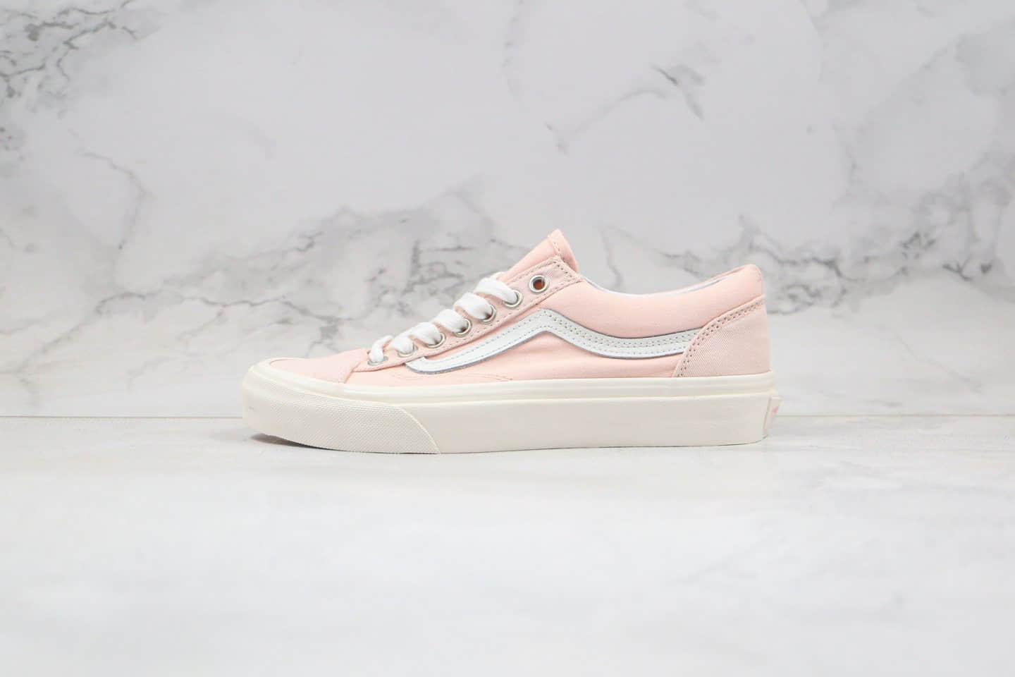 万斯VANS STYLE36 GD公司级版本低帮小头硫化板鞋浅粉色帆布鞋原厂硫化大底原盒原标