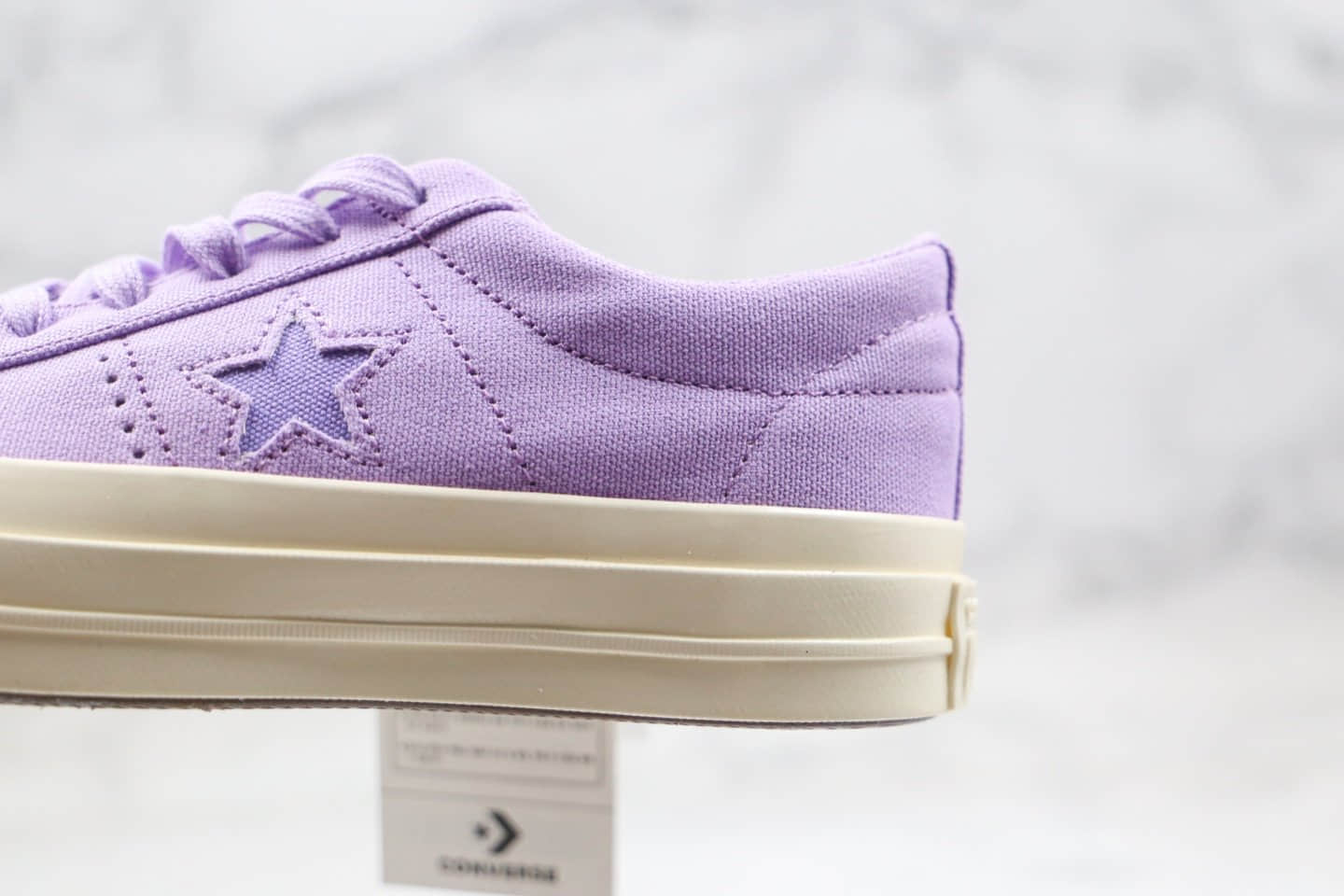 匡威Converse One Star公司级版本低帮木村一星香芋紫配色原厂硫化大底原盒原标 货号：564150C