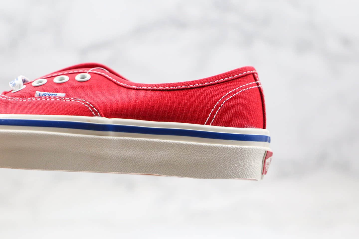 万斯Vans AUTHENTIC公司级版本安纳海姆红色低帮帆布鞋原楦头纸板打造原盒原标