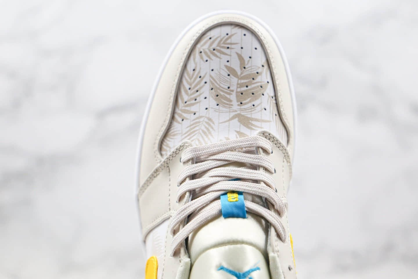 乔丹Air Jordan 1 Low Light Orewood Brown纯原版本低帮AJ1淡黄色浅矿石木棕阿马里洛白配色内置气垫原盒原标 货号:CK3022-107