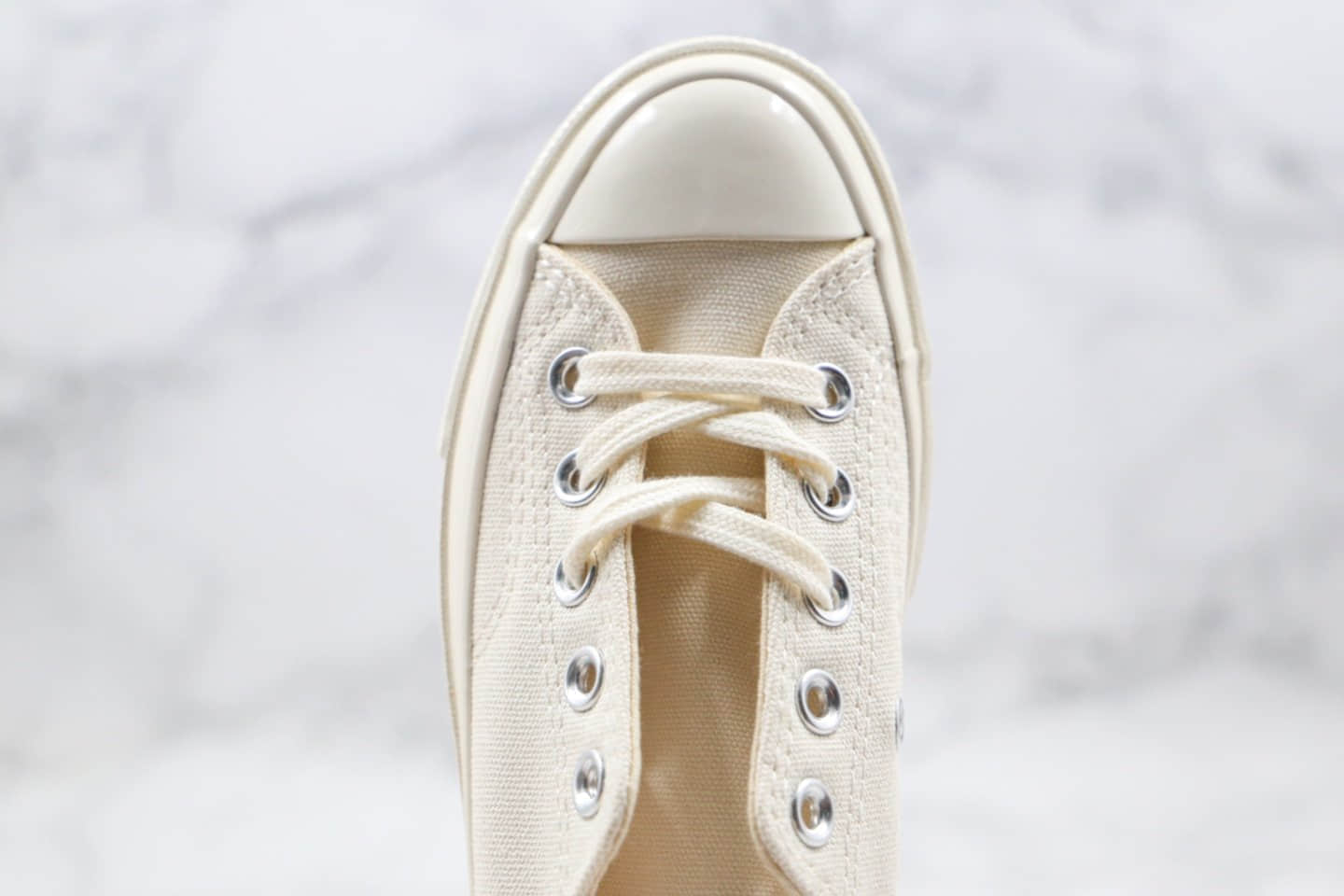 匡威Converse Chuck All Star 1970S公司级版本低帮奶白色冰淇淋懒人鞋一脚蹬原厂硫化正确硅蓝PU软中底 货号：167943C