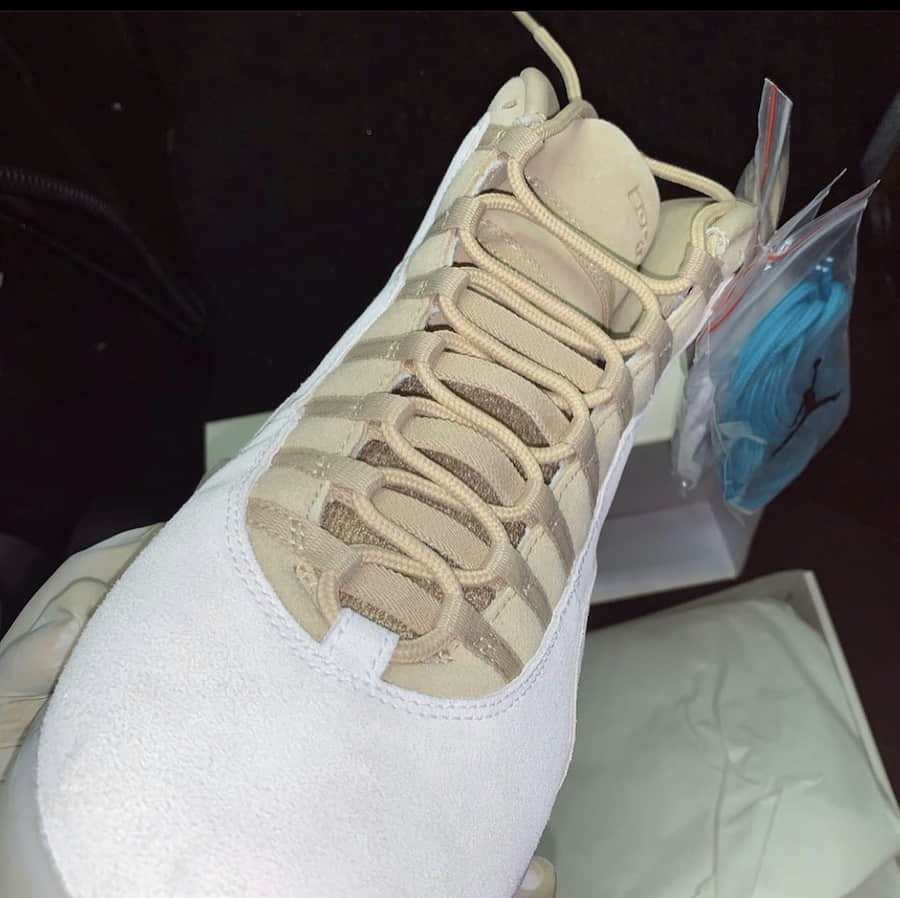 SoleFly x AJ10十周年纪念配色实物细节图曝光！看来又是高规格打造！ 货号：CW5854-200