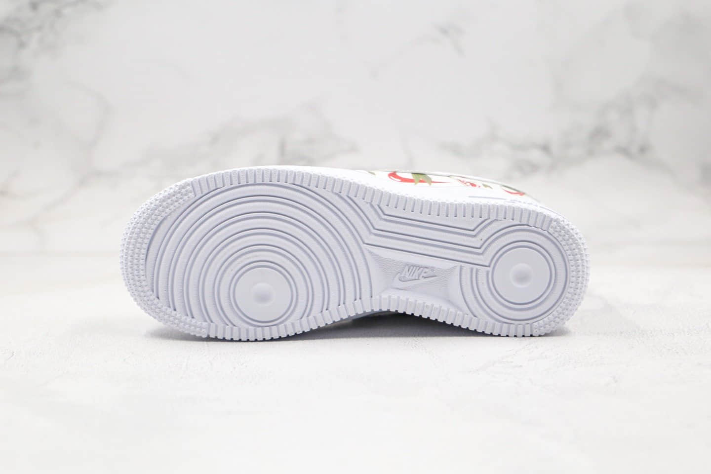 耐克Nike Air Force 1 Low GS纯原版本低帮空军一号白红蓝色樱桃配色内置气垫原楦头纸板打造 货号:CJ4094-100