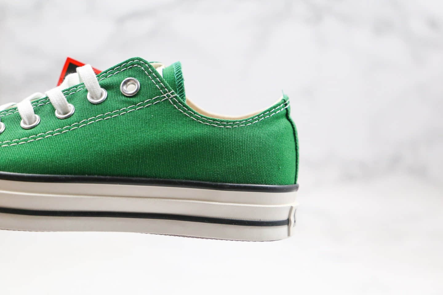 匡威Converse Chuck Taylor All Star公司级版本低帮日产低帮绿色帆布鞋原厂硫化大底原盒原标