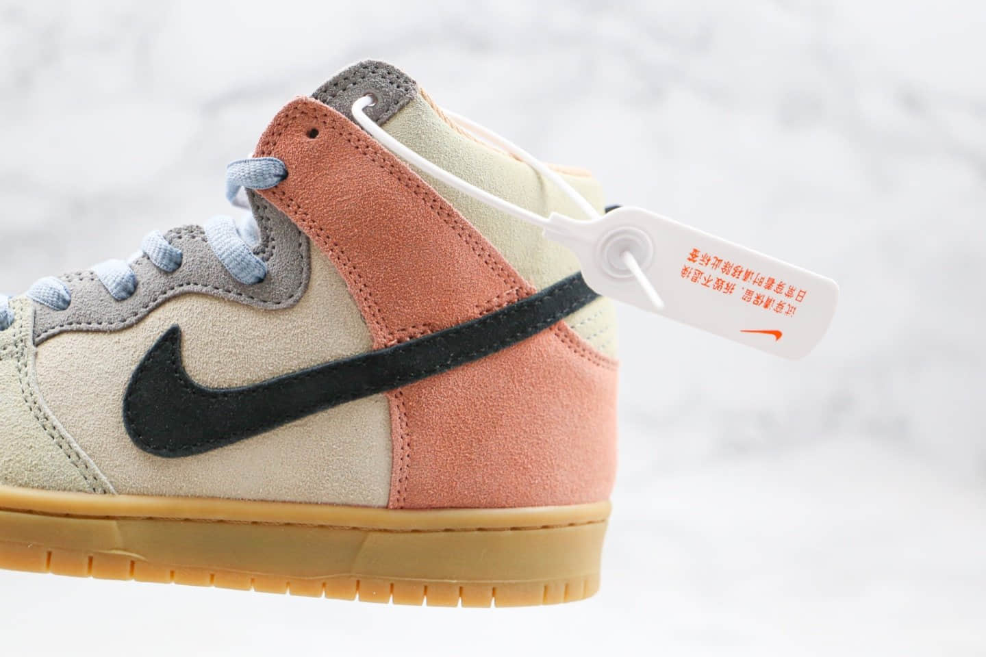 耐克Nike Dunk SB High Spectrum纯原版本高帮生胶彩蛋马卡龙鸳鸯配色内置Zoom气垫原盒配件 货号:CN8345-001