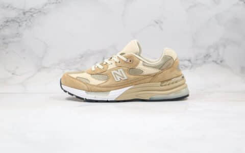新百伦New Balance Made in USA M992纯原版本美产血统余文乐同款黑米白银灰配色原盒配件齐全 货号：M992TN