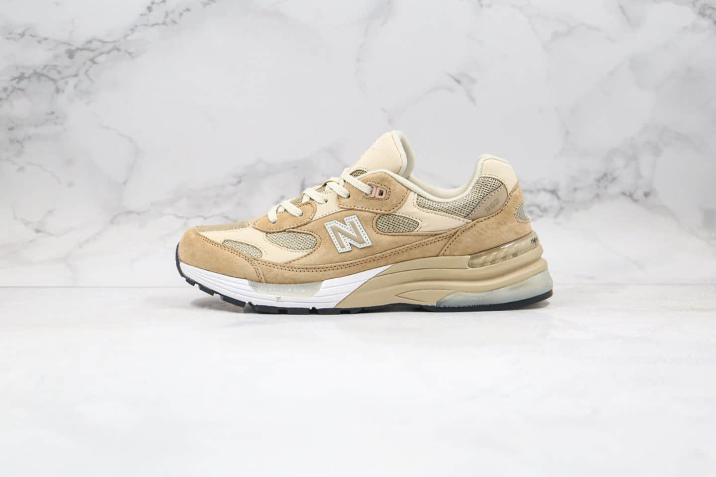新百伦New Balance Made in USA M992纯原版本美产血统余文乐同款黑米白银灰配色原盒配件齐全 货号:M992TN
