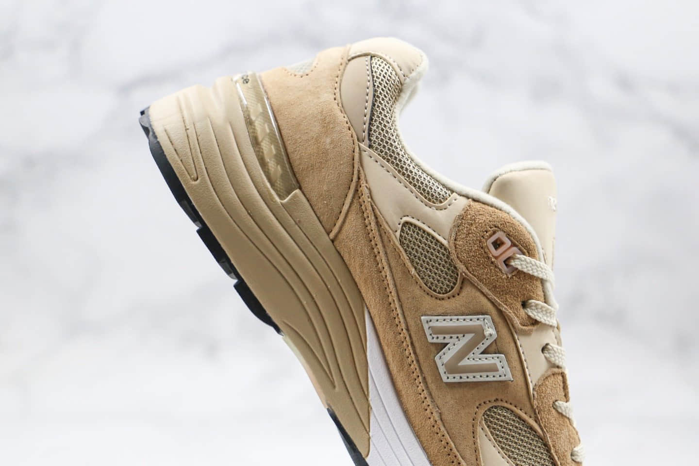 新百伦New Balance Made in USA M992纯原版本美产血统余文乐同款黑米白银灰配色原盒配件齐全 货号:M992TN