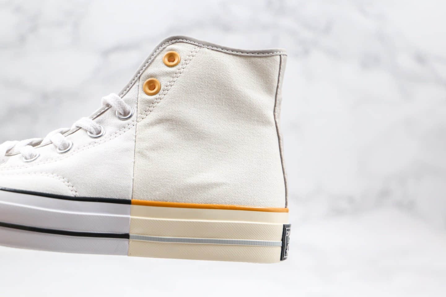 匡威Converse Restructured Chuck 1970 High White公司级版本高帮米白色解构拼接系列帆布鞋原厂硫化大底正确硅蓝PU软中底