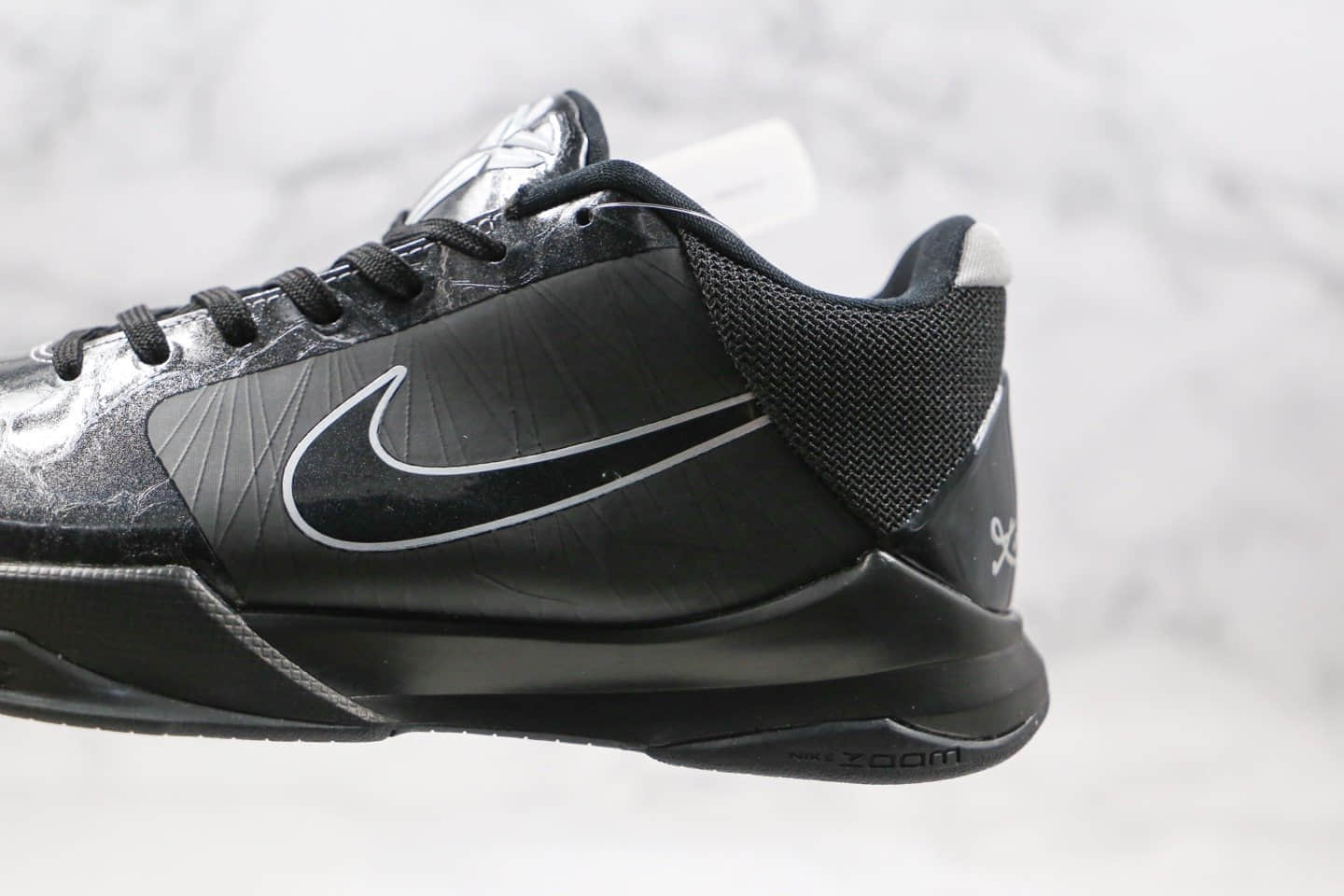 耐克Nike Zoom Kobe 5 Blackout纯原版本科比5代黑武士篮球鞋内置真纤维碳板支持实战 货号:386429-003