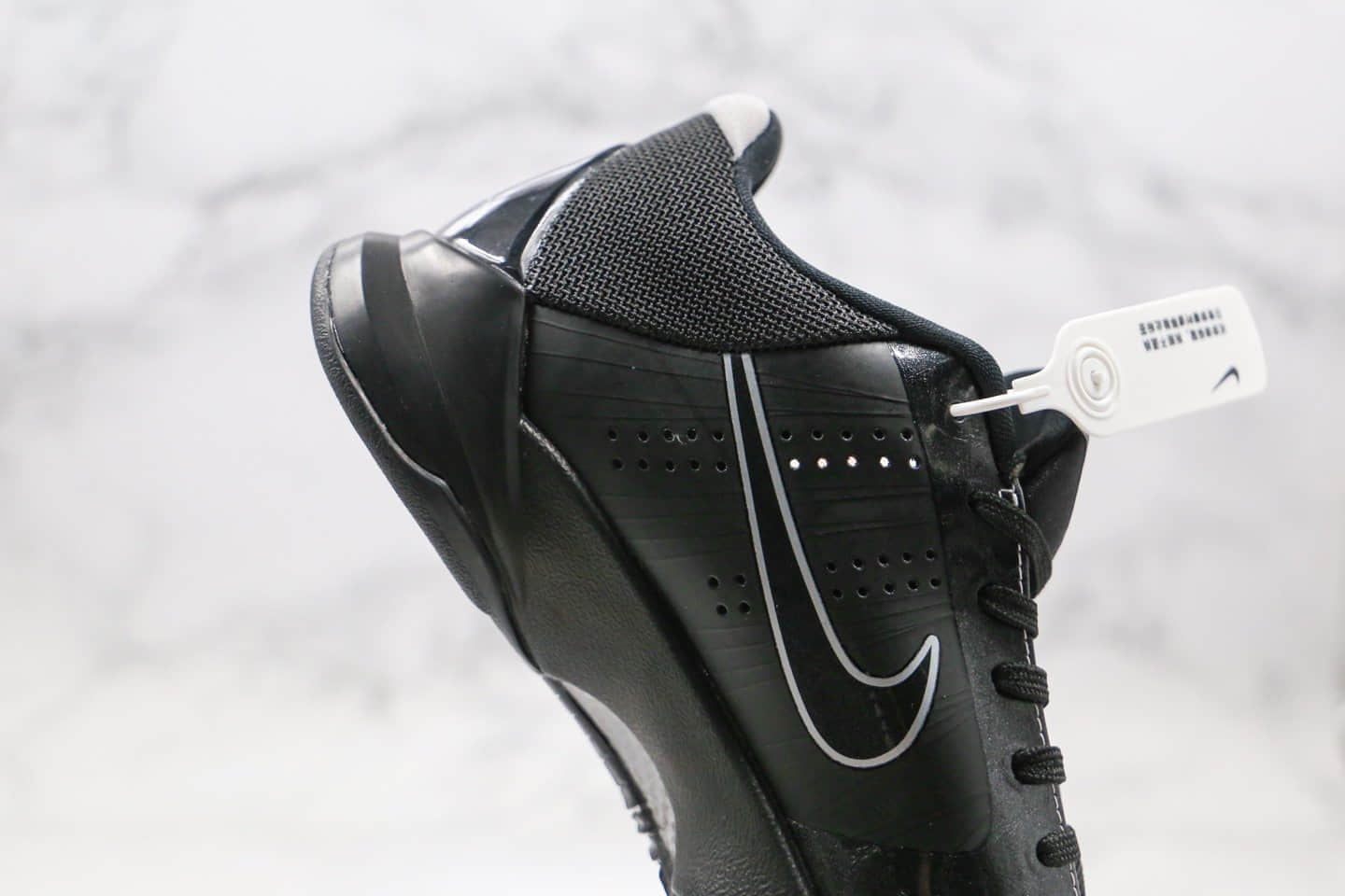 耐克Nike Zoom Kobe 5 Blackout纯原版本科比5代黑武士篮球鞋内置真纤维碳板支持实战 货号:386429-003