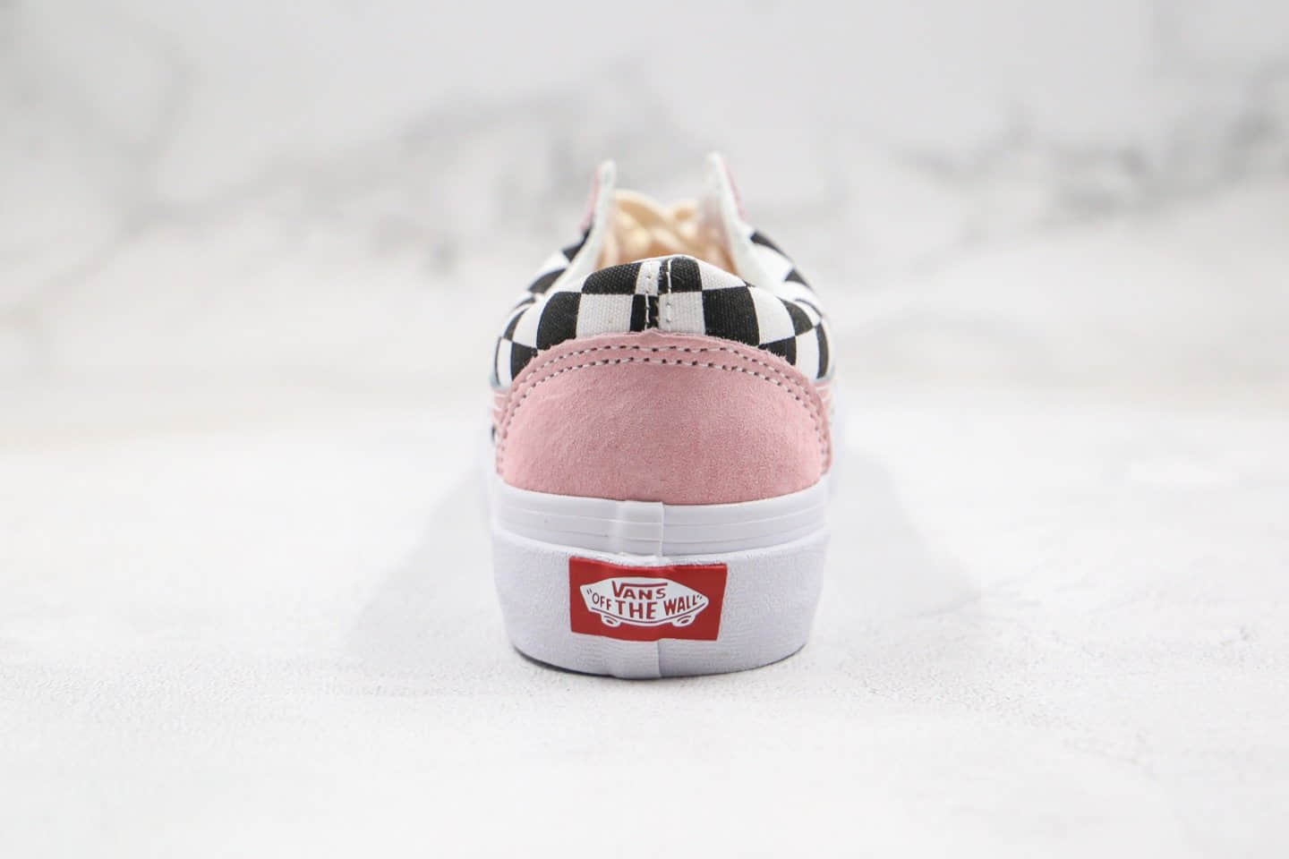 万斯Vans Style 36公司级版本棋盘格子小头黑粉色海外限定原厂硫化内置钢印