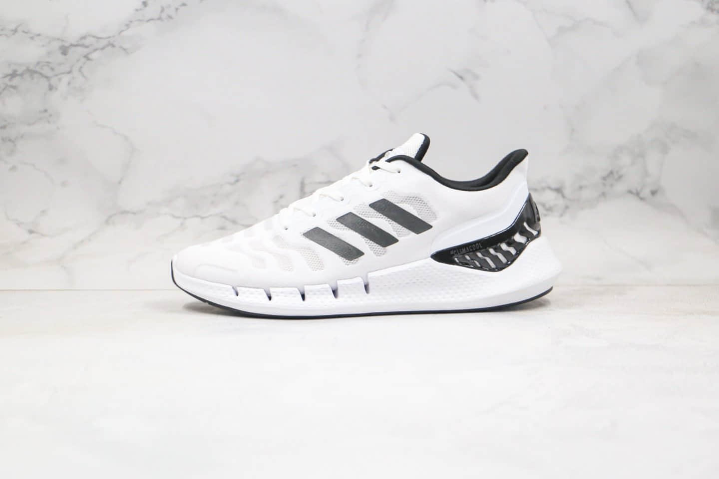 阿迪达斯Adidas Climacool纯原版本清风系列甲壳虫白黑色正确缓震科技原盒原标 货号：FW1221