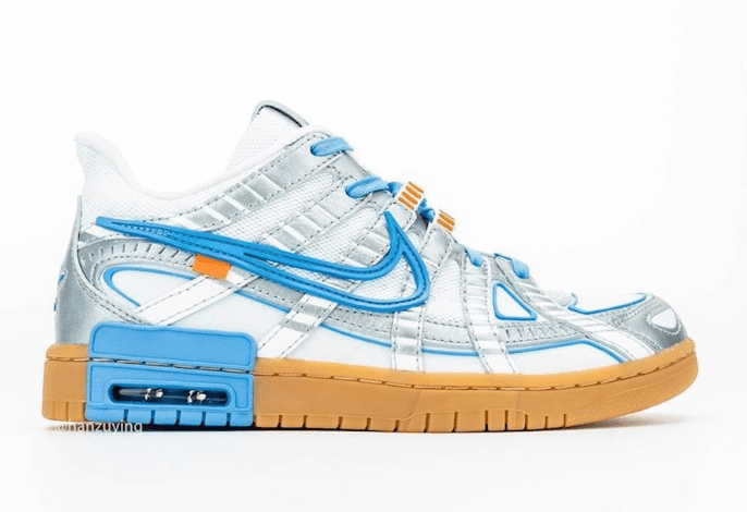 OW x Nike Air Rubber Dunk新配色曝光！清爽复古！ 货号：CU6015-100