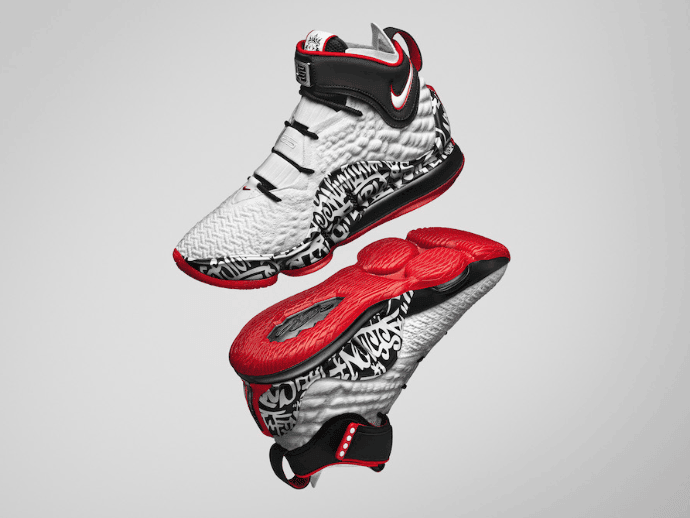 完美致敬 LeBron 4！Nike LeBron 17 “Graffiti”将于6月5日发售！ 货号：CT6052-100