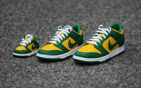 巴西配色Nike Dunk Low后天发售！还是全家族尺码！ 货号：CU1727-700