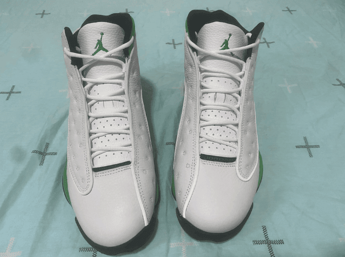 暗藏3M反光细节!酷似雷阿伦PE的全新AJ13释出最新实物图! 货号:DB6537-113