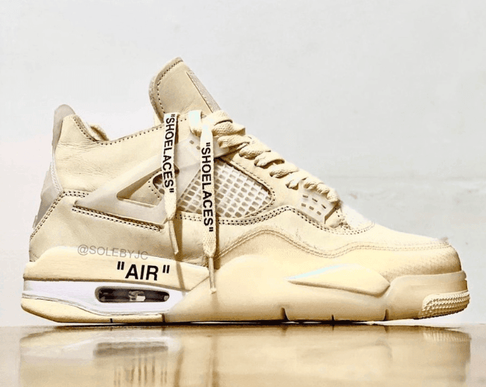 OW x AJ4联名今夏发售！入手有点难度！ 货号：CV9388-100