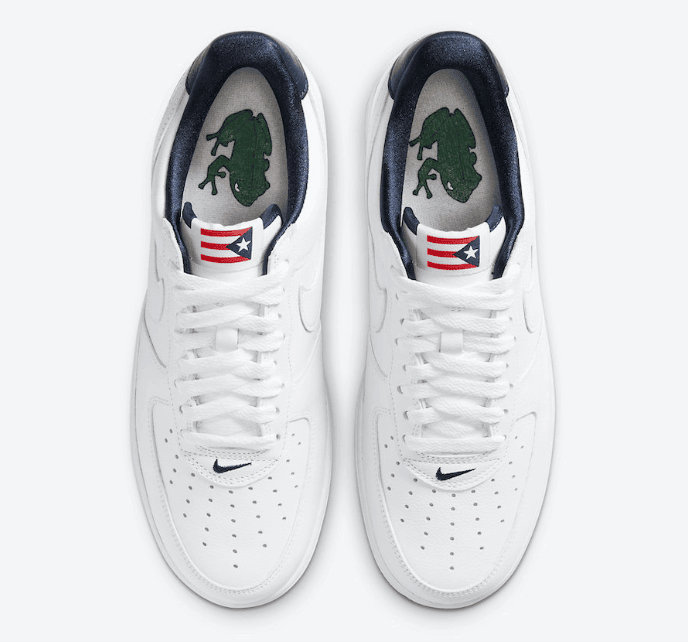 AF1波多黎各配色复刻版官图释出！下月发售！ 货号：CJ1386-100