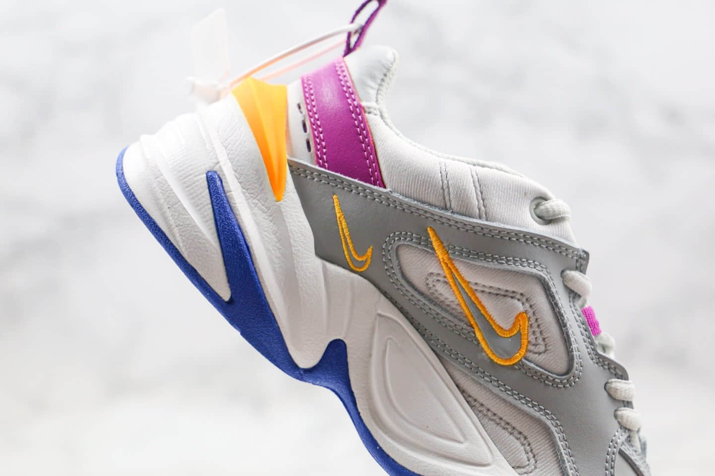 耐克Nike Air Monarch the M2K Tekno纯原版本复古老爹鞋灰紫色原盒原标原楦头纸板打造 货号:AO3108-018