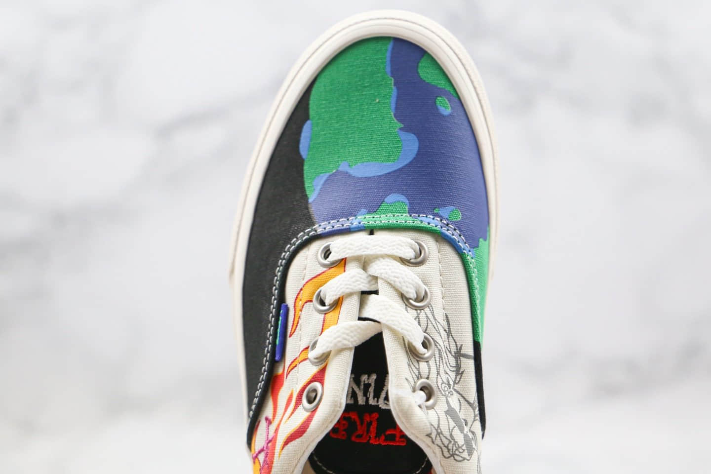 万斯Vans Spirit Era公司级版本保护地球涂鸦玫瑰原厂硫化大底 货号：VN0A4U39WZ2