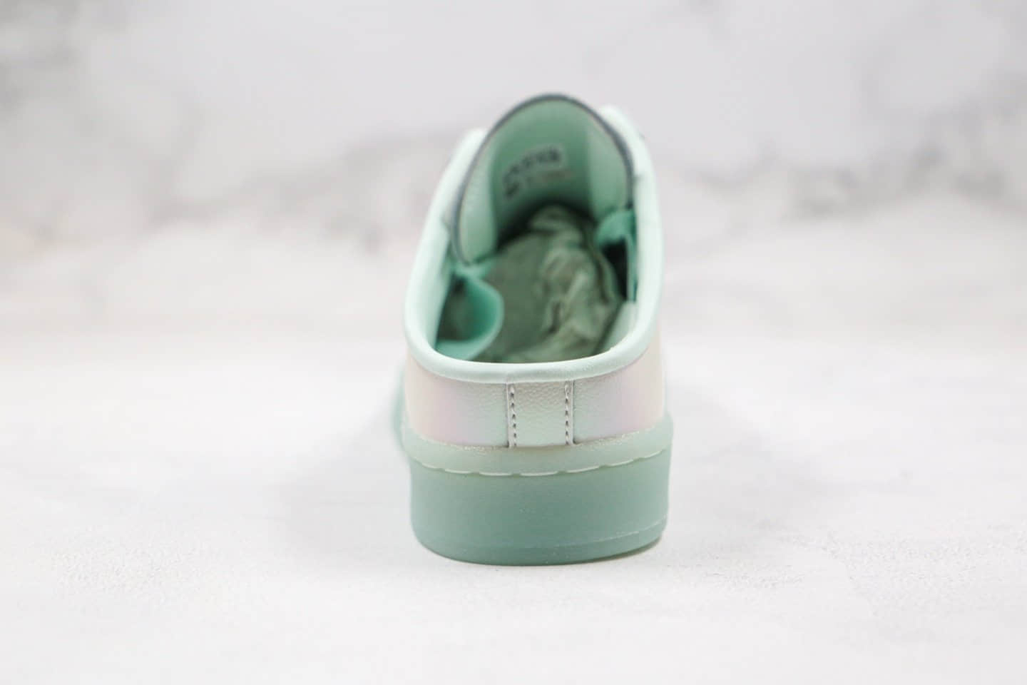 阿迪达斯adidas AD Originals SUPERSTAR W公司级版本贝壳头半拖糖果绿原数据开发原材打造 货号：FX2755