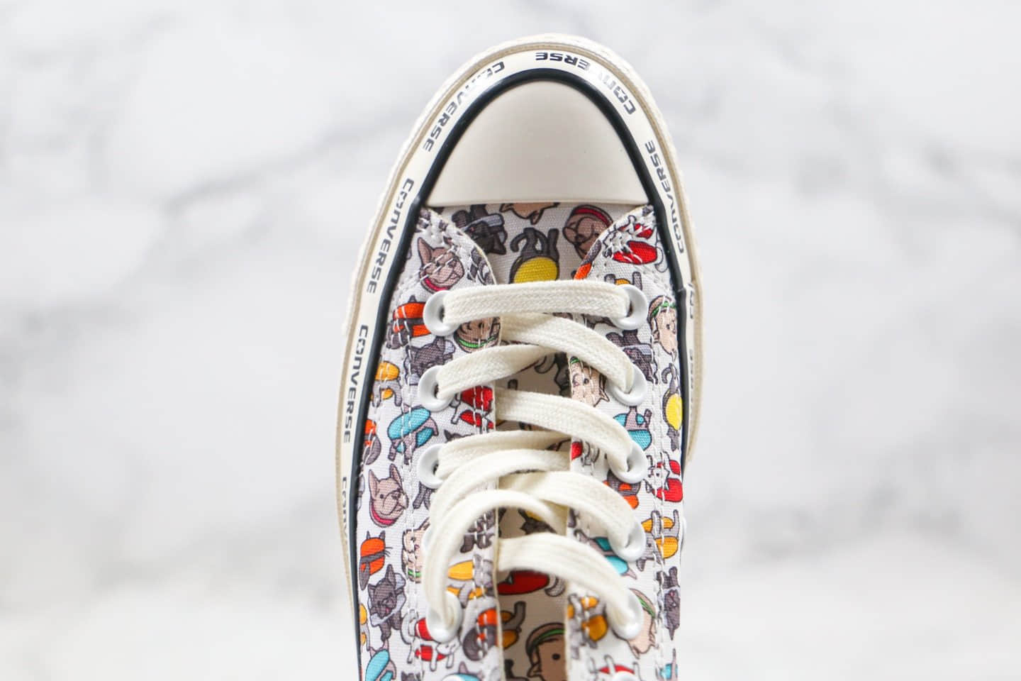 匡威Converse Chunk 70s公司级版本低帮串标漫画马卡龙小狗帆布鞋原档案数据开发原厂硫化大底