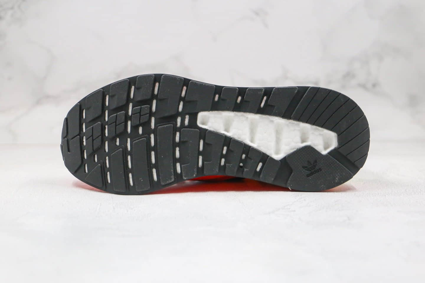 阿迪达斯Adidas Originals ZX 2K Boost纯原版本易烊千玺同款缓震跑鞋橙绿色内置真爆米花缓震 货号：FW0482