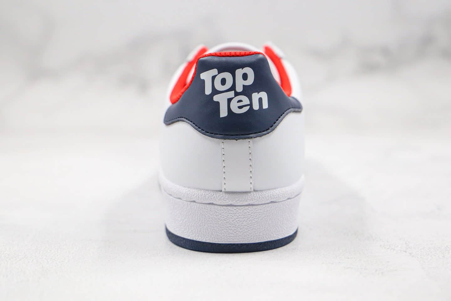 阿迪达斯adidas Superstar纯原版本贝壳头白蓝红色原楦开发头层皮料 货号:FV8270