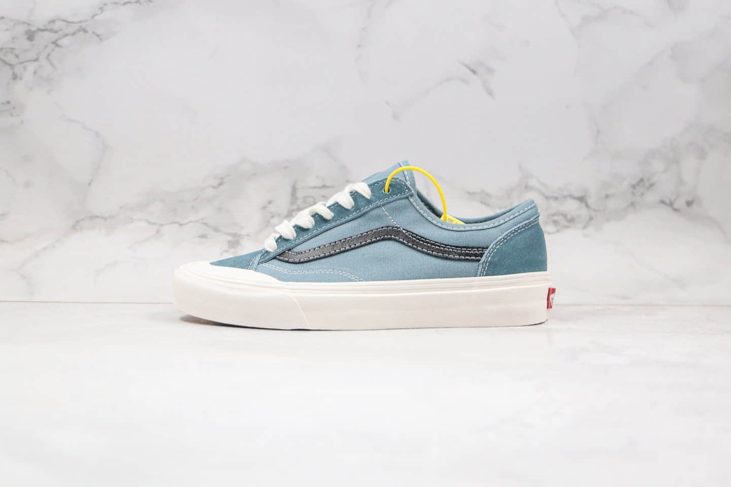 万斯VANS Style 36 SF公司级版本低帮半月包头杀人鲸雾霾蓝配色原盒原标 货号:VN0A3MVLK0B