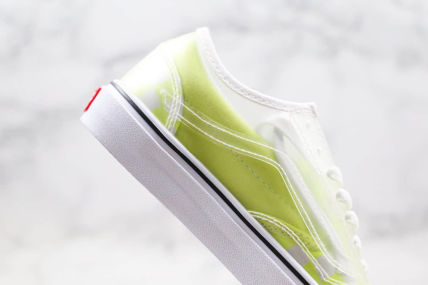 万斯Vans Silp Skool公司级版本低帮棋盘格子双层外壳荧光黄色原楦头纸板打造原鞋开模一比一制作